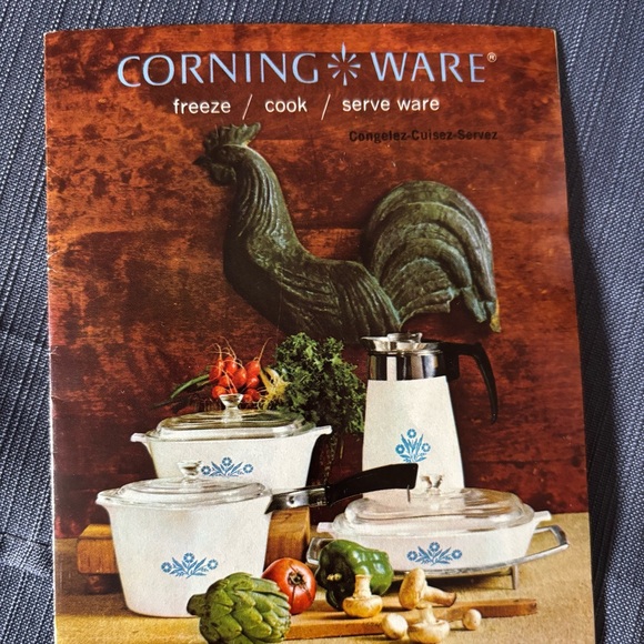 Vintage corningware dish with warming serving tray - Picture 3 of 7